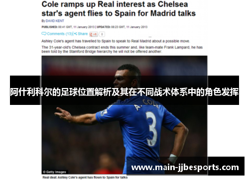阿什利科尔的足球位置解析及其在不同战术体系中的角色发挥